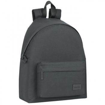 Mochila Safta Basics Gris 15x33x42 cm