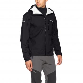 Marmot Essence Jacket Chubasqueros, Chaqueta, Prueba de Viento, Impermeable, Transpirable, Hombre, Negro, S