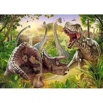 Puzzle Castorland Batalla de Dinosaurios - 180 piezas
