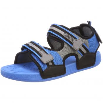 Geox J Sandal Ultrak A, Sandalias con Punta Abierta para Niños, Azul