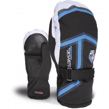 Level Heli jr - Guantes de esquí para niño, tamaño 6,5 UK, 5 negro - blanco