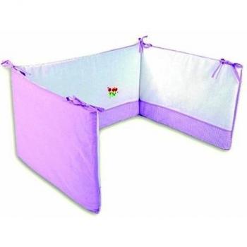 Träumeland TT11105 - Cojín protector para cuna para niñas