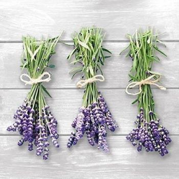 ambiente Servilletas Almuerzo/Party 33 x 33 cm Lavender Groves Whit ewash