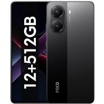 Smartphone POCO X7 Pro 5G, 12 GB RAM, 512 GB, Negro, Dual SIM, Dimensity 8400-Ultra, pantalla AMOLED 6.67, cámara de 50 MP, batería de 600