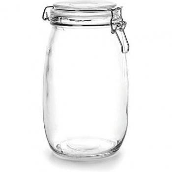 IBILI Tarro de conservación Acero Claro, Acero, Transparente, 1470 ml
