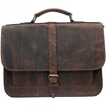 Bolso hecho a mano del bolso de la cartera del cuero genuino de la vendimia hecho a mano de la vendimia
