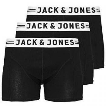 Jack & Jones Sense Boxer Shorts 3-Pack - Black - XL