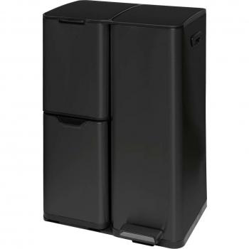 Duett - Cubo de Basura 60 L con 3 Compartimentos