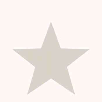 Noordwand Papel Pintado Decorativo Estrellas Grandes en Color Blanco y Metálico para Paredes Interiores, Diseño Moderno, Ideal para Dormitorios
