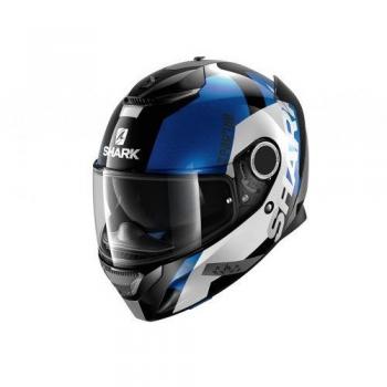 HE5035EKWBM - Shark Spartan Apics Motorcycle Helmet M Black White Blue