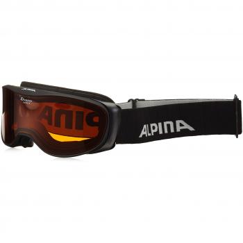 ALPINA Skibrille Bonfire 2.0 DH Gafas de esquí, Unisex, Negro-Negro Mate, Talla única