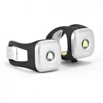 Knog - Juego de luces LED trasera y delantera para bicicleta plata plata