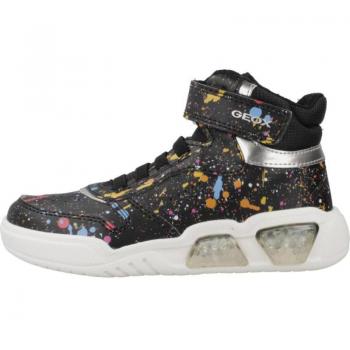 Zapatillas Geox J Illuminus para Niño, color negro C9999, deportivas con diseño moderno y cómodo, ideales para uso diario