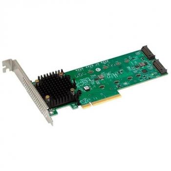Broadcom MegaRAID 9540-2M2 Adapter, NVMe x1, x2, x4; SATA x8, PCIe 4.0, 05-50148-00