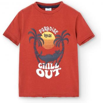 Camiseta de niño de manga corta con dibujo frontal - BCI