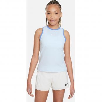 Nike Dri-FIT Court Dimension Camiseta de Tirantes para Niña - Azul Claro, Talla L