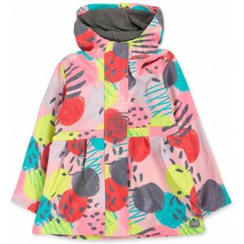 Gabardina de niña Tuc Tuc estampada con capucha y chaqueta Cattitude