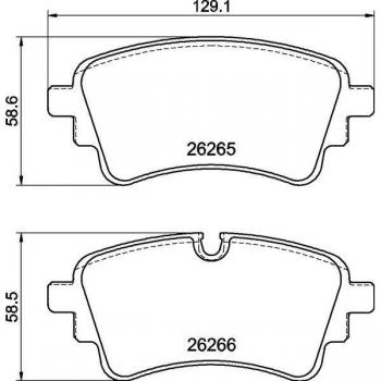 Pastillas de freno BREMBO P 85 186
