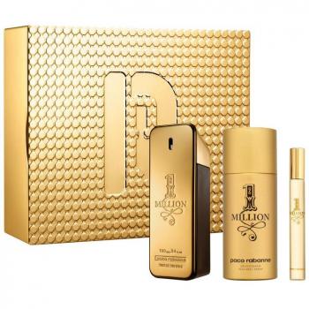 Paco Rabanne 1 Million Eau De Toilette Spray 100ml Set 3 Pieces
