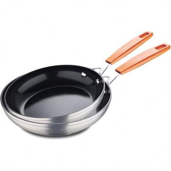 San Ignacio Set 2 Sartenes 20 y 24 cm Aluminio Inducción Multicolor