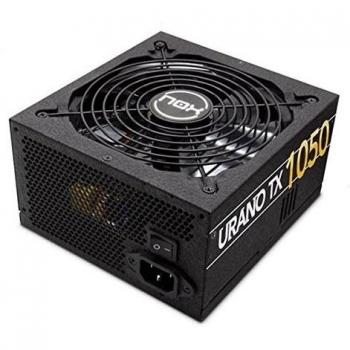NOX Urano TX - Fuente de Alimentación ATX, 1050W, PCF Activo con Ventilador de 140mm, Color Negro