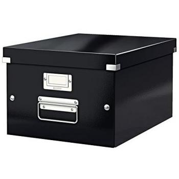Leitz Click & Store 60440095 Caja de Almacenamiento Mediana, Negro