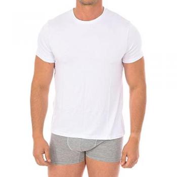 Camiseta interior Bamboo manga corta y cuello redondo 602 hombre Kisses and Love