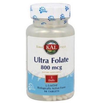 Kal Methyl Folate 800 mcg 90 Tablets
