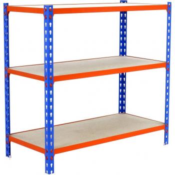 SIMONRACK - Estantería metálica Maderclick Superplus 3 Baldas 110x100x50 cm
