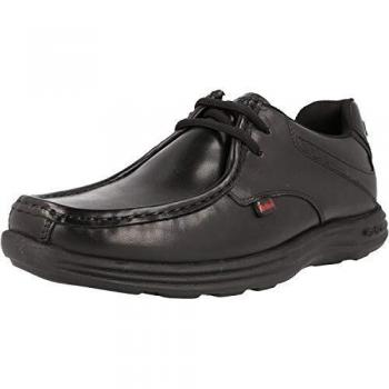 Kickers Adult Mens Reasan Lace Leather Black - Size 9 UK