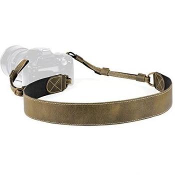 MegaGear MG1514 Sierra Series - Correa para cámara - De Cuero Genuino, para Hombro o Cuello