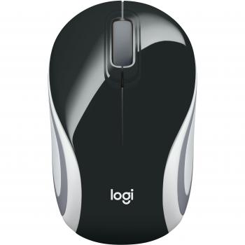Logitech M187 Wireless Mini Mouse (Black)