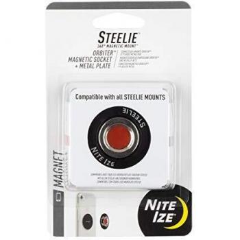 Nite Ize Steelie Orbiter Magnetic Socket with Metal Plate, One Size, STO-01-R7