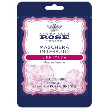 Mascarilla de Tejido Hidratante Acqua Alle Rose para Piel Sensible - 1 Unidad