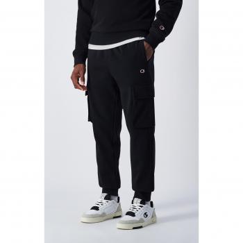 Pantalón Cargo Champion Negro para Hombre - Estilo y Funcionalidad para el Día a Día