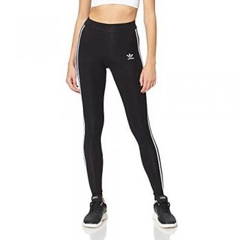 adidas 3 Stripes Tight Leggings, Women's, Black, XL