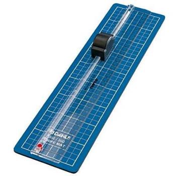 Dahle Cutting - Ruler Standard with 310 mm Cutting Length / 0.3 Mm Cutting Capacity - Blue