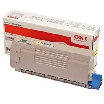 OKI 46507613 - Cartucho de tóner, standard, color amarillo