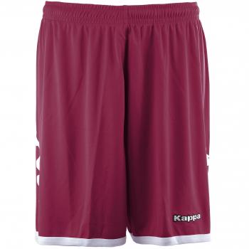 Kappa Salerne Pantalón Corto, Unisex, Granate, L/XL