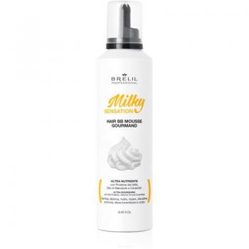 Brelil Milky Sensation Moisturising BB Mousse for Unruly and Frizzy Hair 250ml