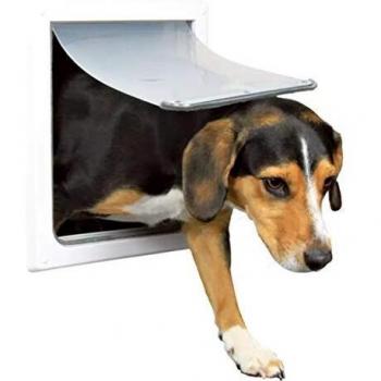 Trixie 2-Way Dog Flap, 30 x 36 cm, White