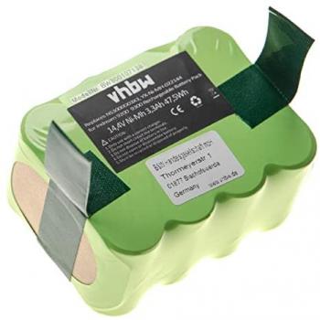 Batería NiMH 3300mAh (14.4V) Compatible para Robot Aspirador Home Cleaner Samba XR210, XR210C - Reemplaza YX-Ni-MH-022144, NS3000D03X