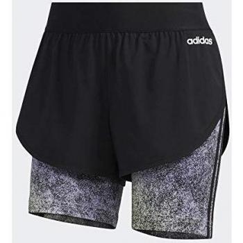 adidas W WMN Shorts Pantalón Corto, Mujer, Negro/matama/Blanco, S