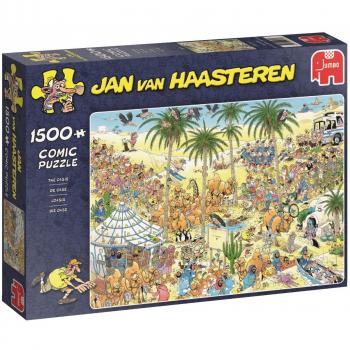 Puzzle Jan van Haasteren De Oase 1500 Piezas - Rompecabezas Colorido y Detallado