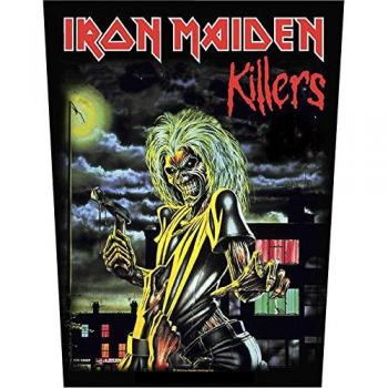 Iron Maiden Killers Multicolor Backpatch 29x36 cm