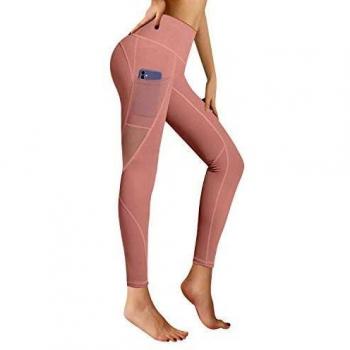 RaMokey Leggings Mujer Mallas de Deporte de Mujer Cintura Alta con Bolsillos Pantalon Deportivo para Running Training Estiramiento Yoga y Pilates