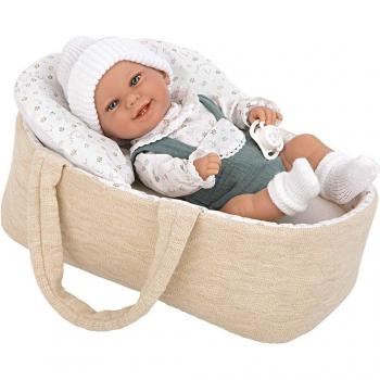Muñeca Elegance 33 cm Babyto Verde con Capazo - Arias 60730