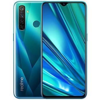 Realme 5 Pro Smartphone 8GB RAM + 128GB ROM, Pantalla de 6.3'' IPS, procesador Octa-Core, 16MP Frontal y 48MP Cuádruple Cámara, Dual Sim, Crystal Green
