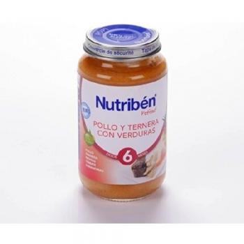 Nutribén Potitos De Pollo Y Ternera Con Verduritas Desde Los 6 Meses 235 g