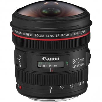 Canon EF 8-15mm f/4L Fisheye USM - Objetivo para Canon